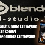 3D Blender Generalist tanfolyam / Látványtervezés / 3D Modellezés és Animáció / 3D nyomtatás / Generatív AI – ONLINE